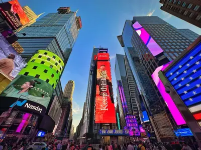 a group of tall buildings in a city at Fabulous 1 Bedroom in the Heart of Manhattan in New York