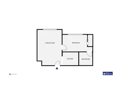 a floor plan of a condo at Chelsea 1BR w Water views Doorman NYC-210 in New York