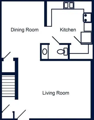 two diagrams of a floor plan of a house at Luxury Townhouse Near West Point in Highland Falls