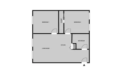 a floor plan of a house at Blueground Nolita view nr Washington Square NYC-2051 in New York