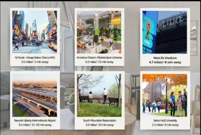 a collage of pictures of a city at Cozy 3 Bedrooms Spacious Comfort in Orange
