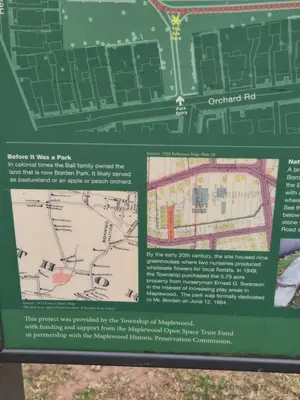 a sign with a map of a building at Fill Your Headspace with Tranquility Near NYC in Maplewood