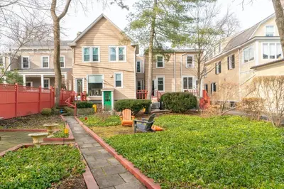 a house with a yard with a yard at Princeton Einstein Boutique Stay in Princeton
