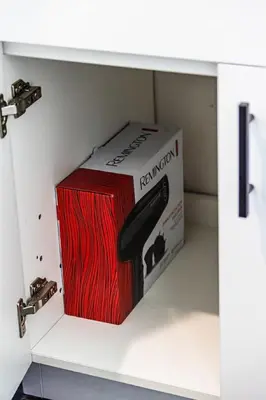 a knife in a box in a drawer at Two Bedrooms with Free Parking Near NYC in West New York