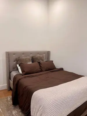 a bedroom with a large bed in a room at Pocono Ski Home Fire Pit Game Room EV in Tobyhanna