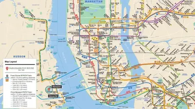 a map of the los angeles subway at Park Hamilton House 3B Top Floor Apt Mins to NYC in Jersey City