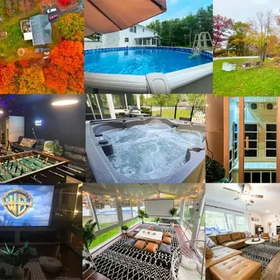 HotTub|Sauna|Theater|BBQ|Firepit|Game|Pool