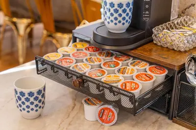 a tray of donuts sitting on top of a table at 5BR Home Minutes to NYC and FIFA 2026 Sleeps 16 in Teaneck