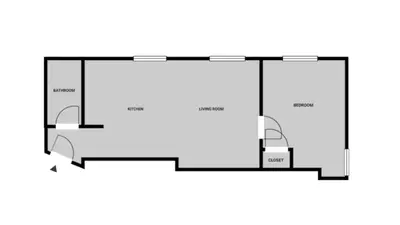 a floor plan of a bathroom at Blueground Murray Hill washer nr Bryant Park NYC-1870 in New York