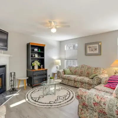 Steps to River! Unit with Fenced Yard in Roebling