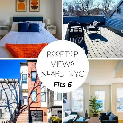NEW Luxury 3BR Rooftop Easy Access NYC