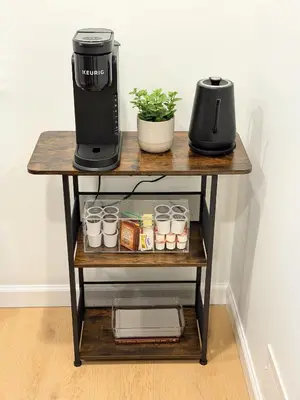 a coffee table with a coffee maker on it at 35 to NYC - Netflix - 2Beds -1BR - FIFA 2026 in Passaic
