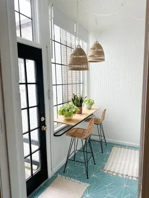 a dining room with a table and chairs at Home for 8, Parking & Patio in Phoenixville