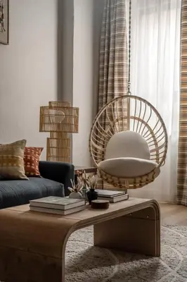 a living room with a couch and a coffee table at Elegant Artisan Loft W Private Parking - The Weaver in Philadelphia