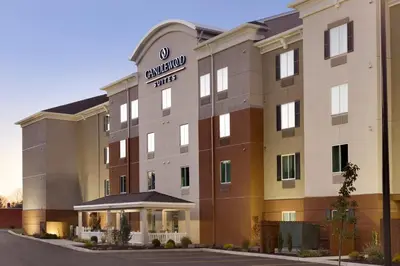 a rendering of the front of a hotel at Candlewood Suites Vestal - Binghamton by IHG in Vestal