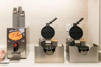 two hot dogs and a food at Residence Inn by Marriott Philadelphia Great Valley/Malvern in Malvern
