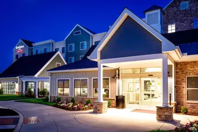 a rendering of the front of a hotel at Residence Inn by Marriott Philadelphia Great Valley/Malvern in Malvern