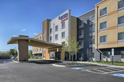 a rendering of a hotel with a parking lot at Fairfield by Marriott Inn & Suites Philadelphia Horsham in Willow Grove