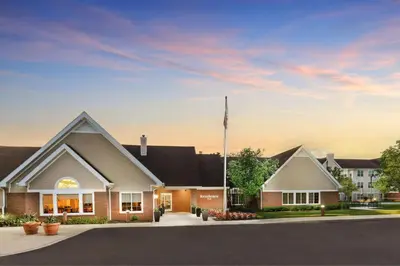 a rendering of the front of a building at Residence Inn by Marriott Philadelphia Montgomeryville in North Wales