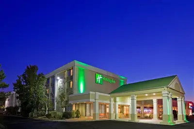 a building with the mgm sign on it at Holiday Inn & Suites Parsippany Fairfield by IHG in Parsippany