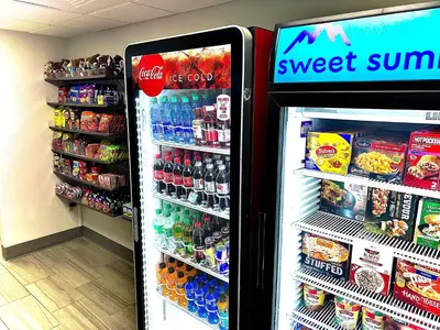 an image of a refrigerator in a store at Holiday Inn Express Hershey-Harrisburg Area by IHG in Hershey