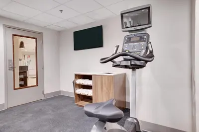 a dental office with a phone on a wall at Holiday Inn Express Wilkes Barre East by IHG in Wilkes-Barre
