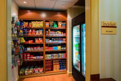 a grocery store aisle with a large amount of food at Residence Inn by Marriott Philadelphia Langhorne in Langhorne