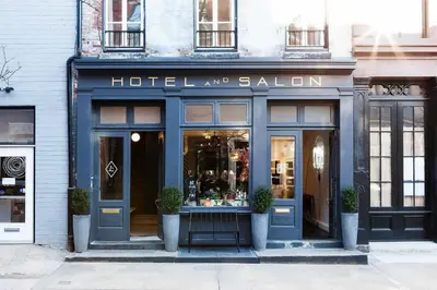 a store front of a hotel and saloon at Lokal Hotel Old City in Philadelphia