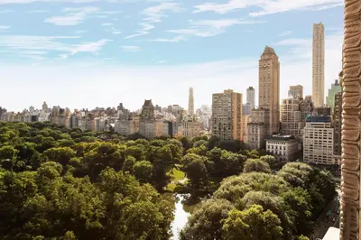 a view of the city from the tower at The Ritz-Carlton New York, Central Park in New York