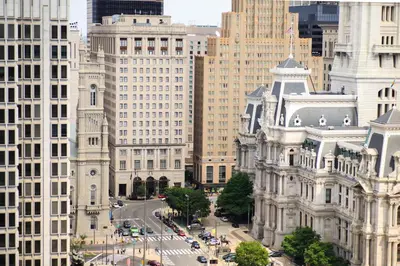 a view of a city with many tall buildings at The Notary Hotel, Philadelphia, Autograph Collection in Philadelphia
