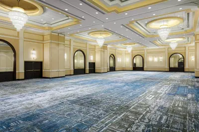 an empty ballroom with a large ball hall at Delta Hotels by Marriott Woodbridge in Iselin