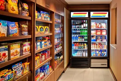 a aisle of a convenience store with food and drinks at Residence Inn Philadelphia Conshohocken in Conshohocken