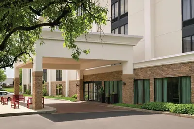 a rendering of the entrance to a building at Hampton Inn Reading/Wyomissing in Wyomissing