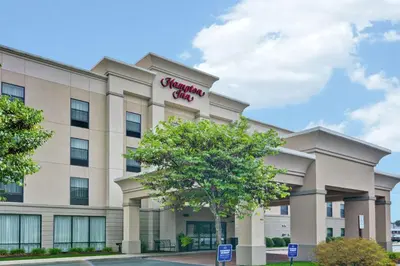 a rendering of the entrance to the chevrolet hotel at Hampton Inn Sayre in Sayre