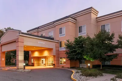 a rendering of a hospital building at Fairfield Inn & Suites by Marriott Mahwah in Mahwah