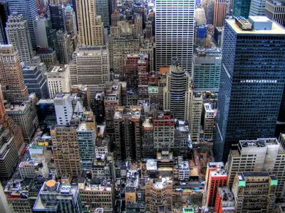 a view of a large city with tall buildings at Business & Family Friendly Balcony Jacuzzi Free Park in Jersey City