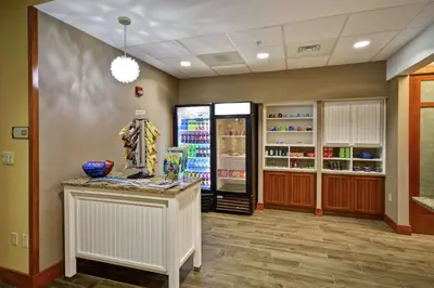 a store with a cash register in a room at Homewood Suites by Hilton Lancaster in Lancaster