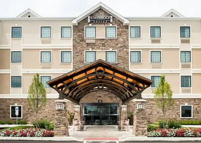 a rendering of the front of the hampton inn suites durham at Staybridge Suites Montgomeryville by IHG in North Wales