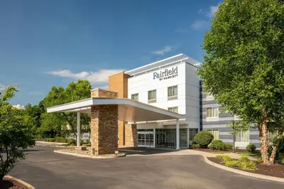 a rendering of a building with a parking lot at Fairfield Inn & Suites by Marriott Towanda Wysox in Towanda