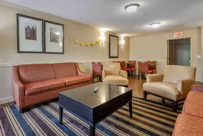 a living room with a couch and chairs and a table at Extended Stay America Suites - Philadelphia - King of Prussia in King of Prussia
