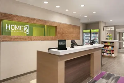 a lobby of a store with a home counter at Home2 Suites By Hilton Harrisburg Hershey in Harrisburg