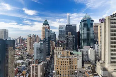 a view of a large city with tall buildings at The Westin New York at Times Square in New York