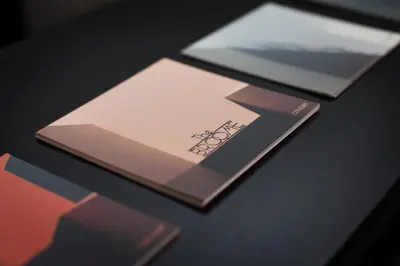 a book sitting on top of a table at The Broome in New York