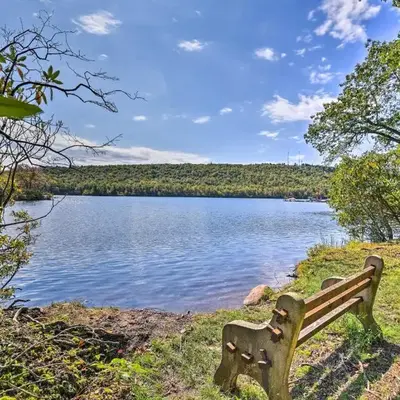 1 Mi to Big Boulder Lakefront Unit with Pool Access