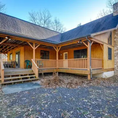 Benton Home on 50 Acres with Private Deck and Views!