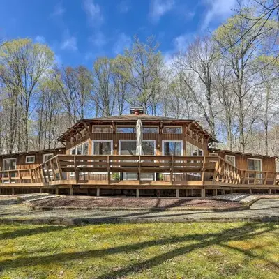 Walk to Big Bass Lake Family Home with Deck!
