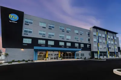 a rendering of a hotel with a building at Tru By Hilton Grantville, Pa in Grantville