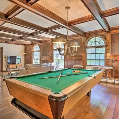 Charming Saylorsburg Retreat with Game Room and Patio!