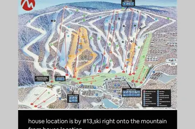 a map of a ride at a amusement park at 180 SKI CAMELBACK-SKI-ON -SKI OFF,SNOW TUBING,Paintball in Tannersville