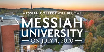 a poster for a messiah college will become a university on july at Comfort Inn Mechanicsburg - Harrisburg South in Mechanicsburg